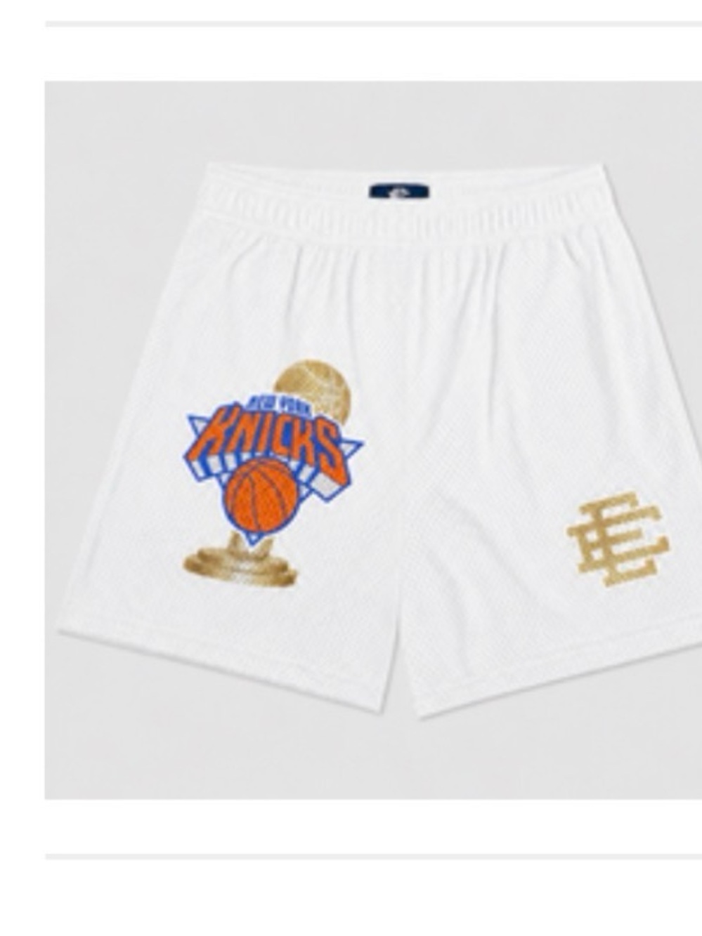 Eric Emanuel knicks shorts medium